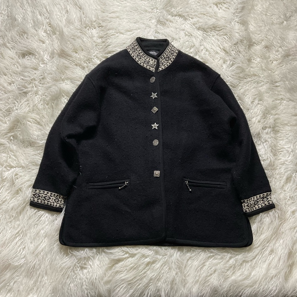 Icelandic Design Fair Isle Wool‎ Cardigan Jacket